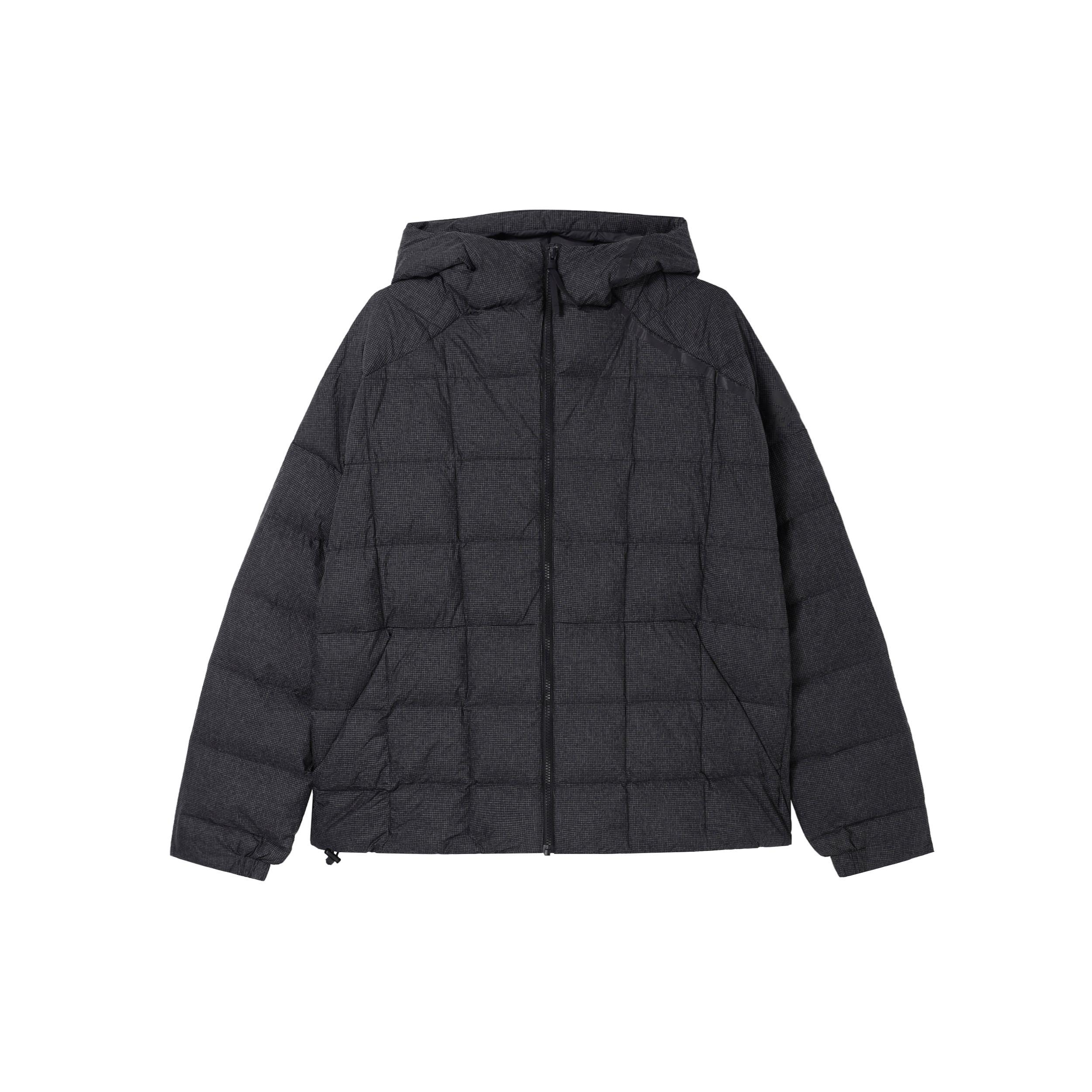 

Куртка Adidas Zne Down Jacket Solid Color Winter Outdoor Regular Sleeve Hooded Sports Quilted Down Coat Men Jackets Black DZ1446 M