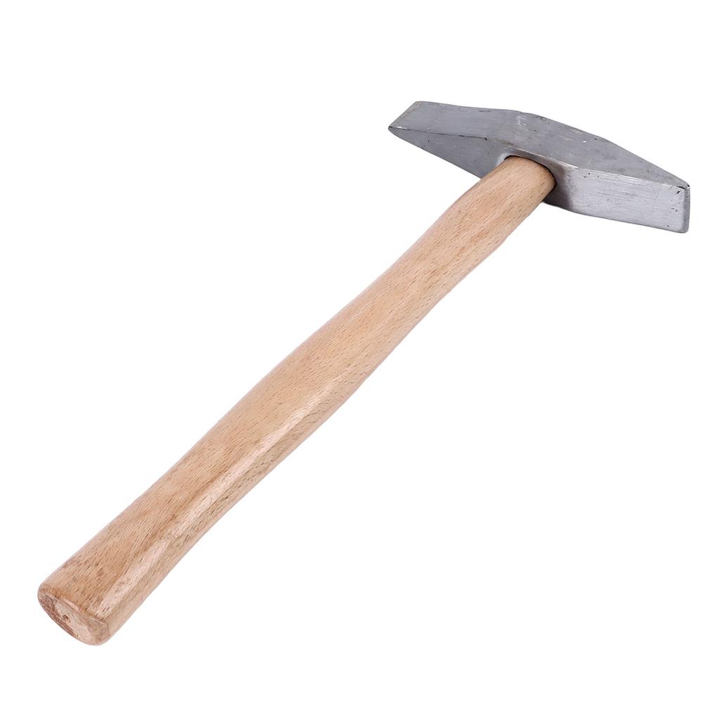 Engineer Machinist Hammer with Ergonomic Wooden Handle Heavy Duty Drop Forged Cross Peen Hammer for