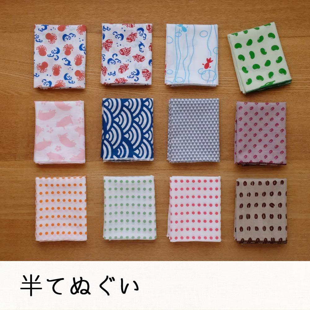 Kokon Fray Free Half Tenugui White Plain 10 Sheets
