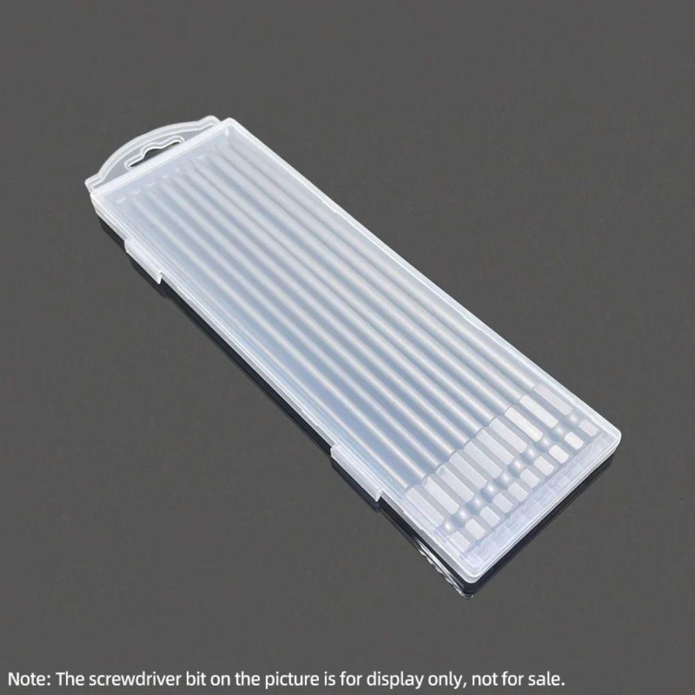 1 szt. Pojemnik 10-komorowy Pojemnik do przechowywania części narzędziowych Plastikowa skrzynka na narzędzia Sprzęt do wierteł spiralnych gwintowników Akcesoria