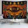 Mystic Eye Fantasy Mushroom Tapestry Living Room Feature Wall Theme-Based Art Studio Decor for Guesthouses