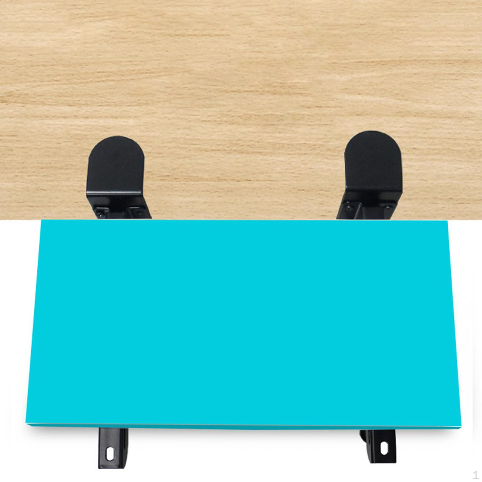 

2x under Desktop Mouse Keyboard Tray Adjustable Steel Folding Bracket Extender Sturdy
