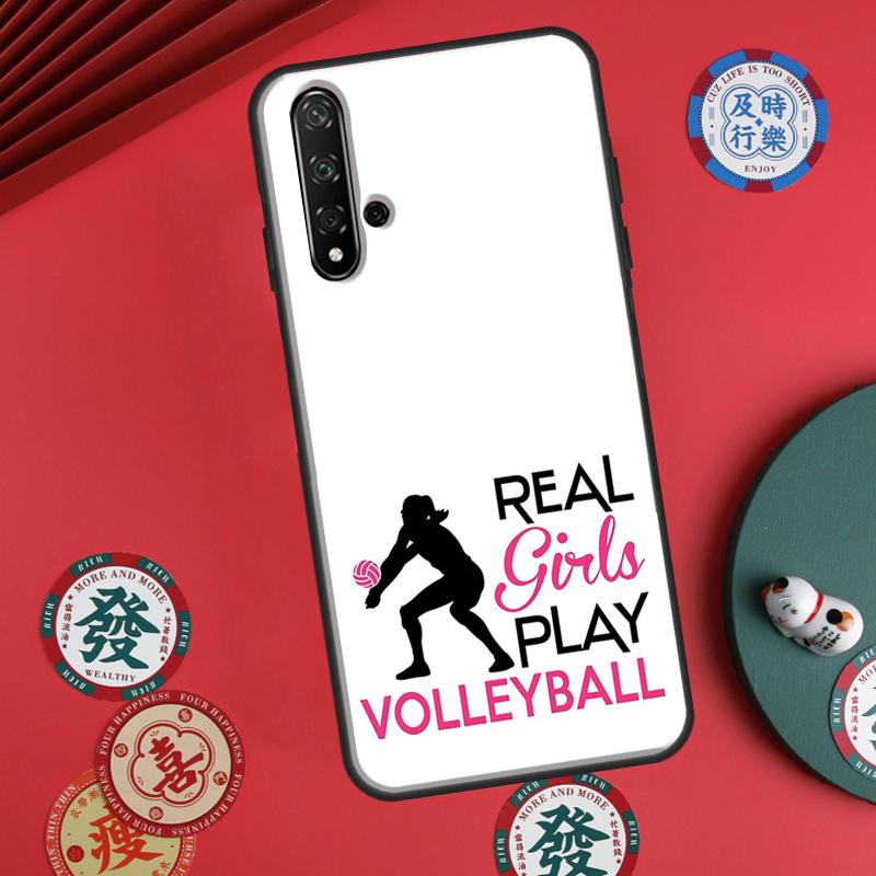 Love Play Volleyball For Huawei P20 P40 P30 Lite P60 Pro Nova 12s 11i 12i 10 9 SE 5T Y91 Y90 Y60 Y70 Y72 Y61 Case