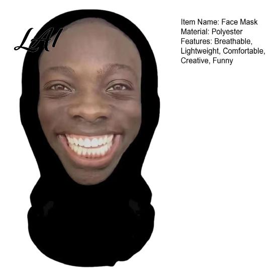 Hilarious Celebrity Spoof Masks for Men Women Novelty Parody Mask Funny Hooded Face Covering Rapper Style