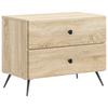 Nightstand Sonoma Oak 62 X 34.5 X 47.5 Cm Particleboard