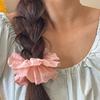 Elegant Hair Scrunchies for Women Large Double Layer Elastic Hair Scrunchy
