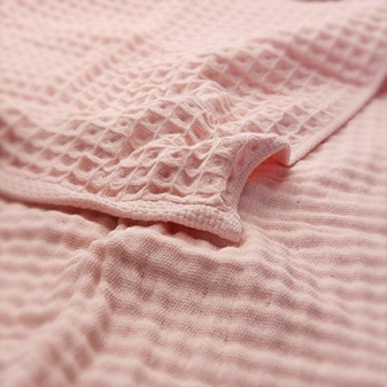 

Полотенце Imabari, вафельное марлевое двустороннее банное полотенце Monet Pink &
