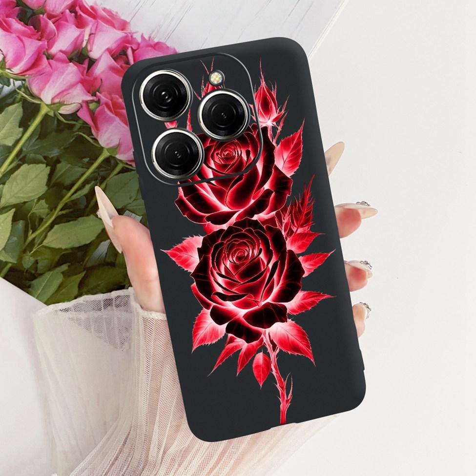 Case For Tecno Spark 20 Pro Cover KJ6 Cute Cat Fashion Butterfly Painted Casing For Techno Spark 20 Pro Bumper