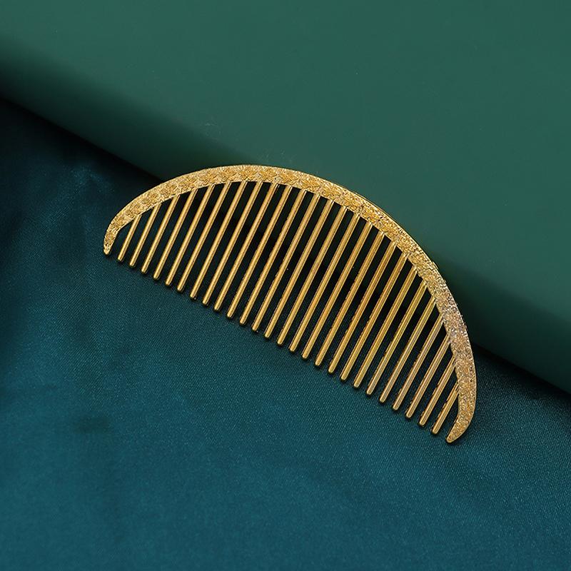 Chinese Hairpin Retro Hair Comb Hanfu Dish Hairpin Hair Ornament Hollow Carved Hair Comb Exquisite Hair Accessories Gifts