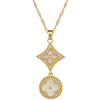 Round Ring Star Earrings Set Light Luxury Square Full Of Diamonds Personality Temperament Banquet Earrings Earrings Necklace