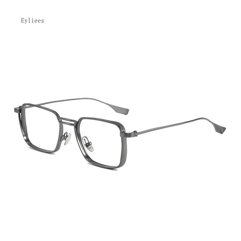 Classic Square Shape Finished Myopia Glasses for Men Women Business Style Prescription Glasses 0~-5.0 Diopter clear glasses