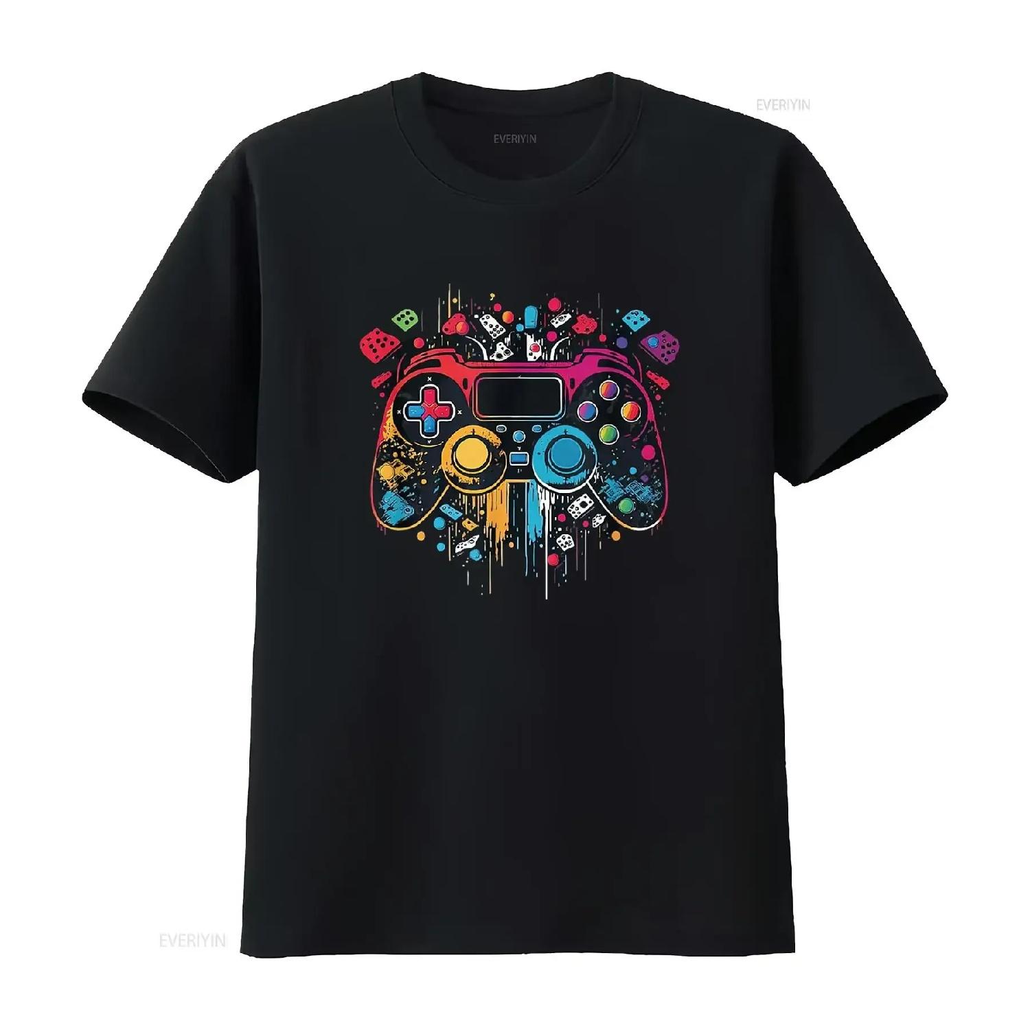 

Gamer Aesthetic Gaming Video Games Boys T Shirtns Kids Shirt vintage Washed Unisex Soft designer clothes streetwear Versatile XXXXXL різнокольоровий