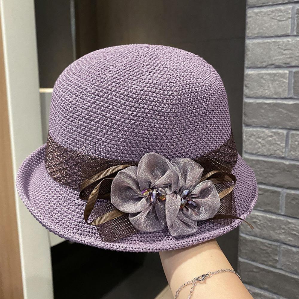 Lace Flower Fisherman Hat Casual Sunshade Cap New Women Sun Hat  Summer
