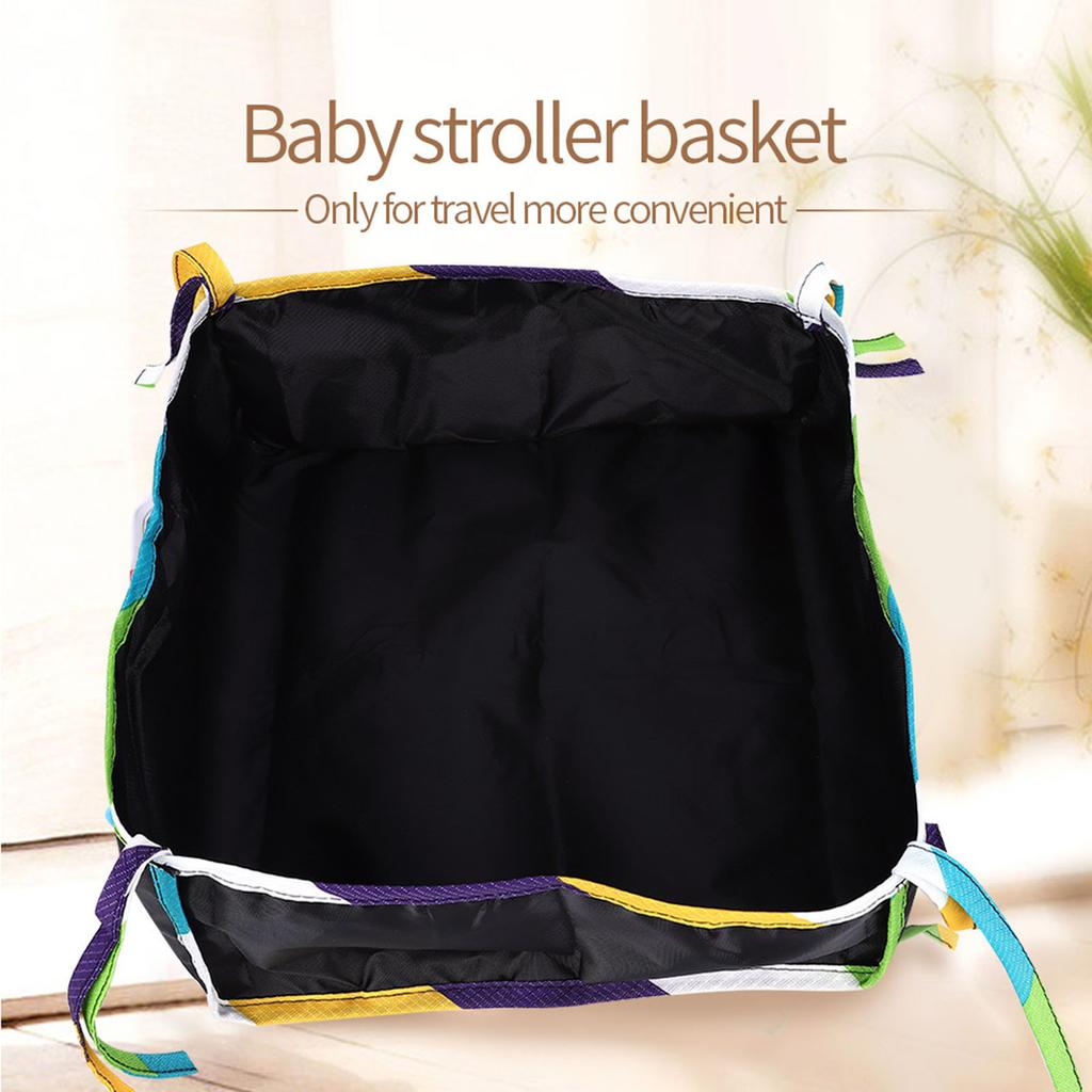 1Pc Baby Stroller Pram Bottom Basket Pushchair Buggy Shopping Storage Case Organizer Bag