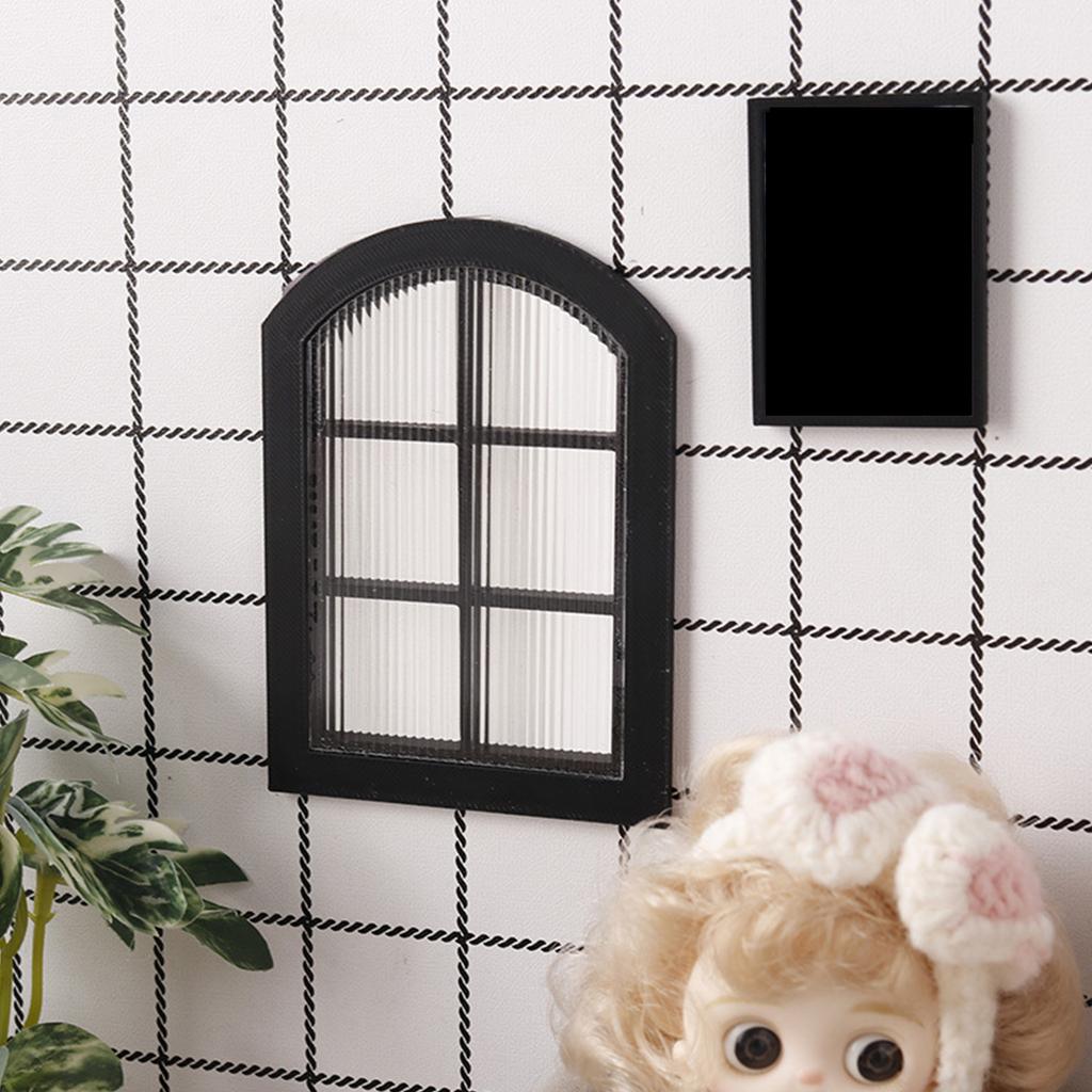 French Window 1/12 Scale Model House Window For Custom Decoration Projects And Architectural Displays