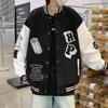 Herren Frühling und Herbst High Street Loose Casual College Ruffian Hübsche Paarjacke