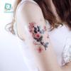 Waterproof Cherry Blossom Tattoo Sticker - Elegant Small Fresh Flower Design for Arm or Collarbone
