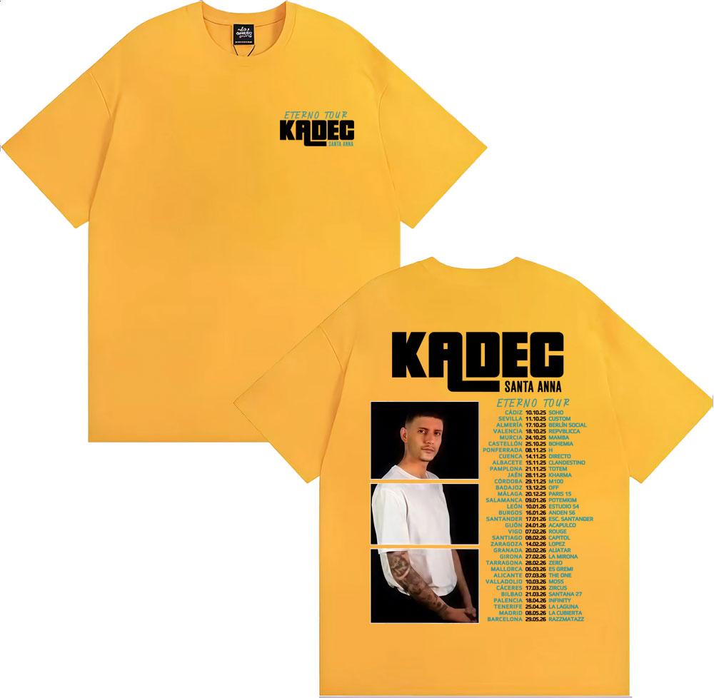 Kadec Santa Anna Eterno Tour 2026 Graphic Tshirts Men Women Fashion Vintage Short Sleeve T Shirts 100 Cotton Oversized Tshirt