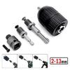 Plastic Hand Tight Drill Chuck Set Converts a Cordless Power Screwdriver