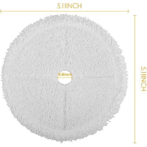 

Сменные насадки для паровых швабр Bissell серии 3115 2859 SpinWave для влажной и сухой роботизированной уборки, многоразовые насадки, 6 шт.