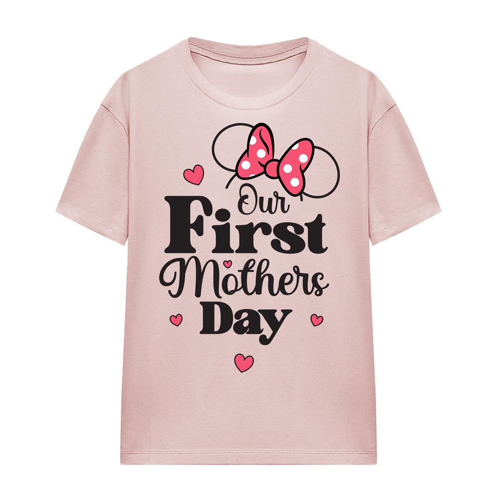 Minnie Mouse Unisex Adult Our First Mothers Day T-Shirt