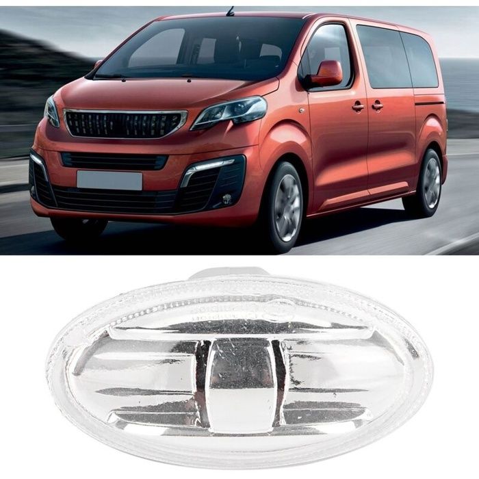 Feu Latéral, Clignotants Latéraux à LED Voyant Latéral 6325G3 Fit pour Peugeot 108 107 206
