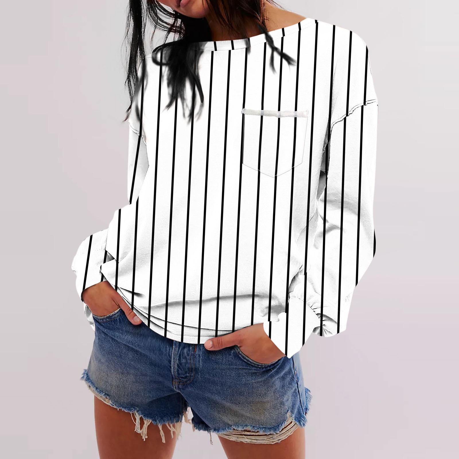 

Женская мода с длинными рукавами, осенний градиентный принт, длинный рукав, круглый вырез, толстовка с капюшоном S белый