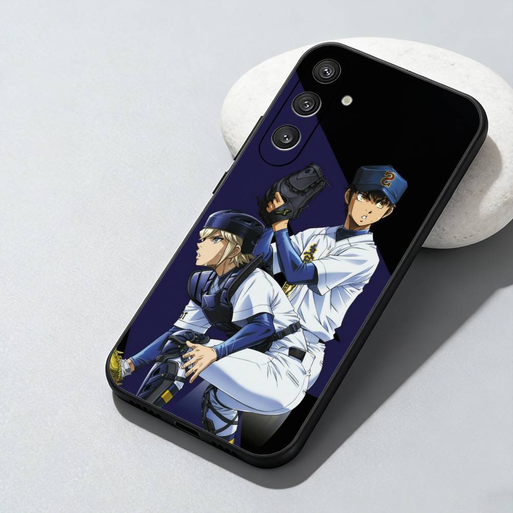 Anime Ace Of Diamond Act Season2 Phone Case For Samsung Galaxy A73,A72,A71,A70,A52,A51 Others Soft Black Cover Samsung a50 30s 50s