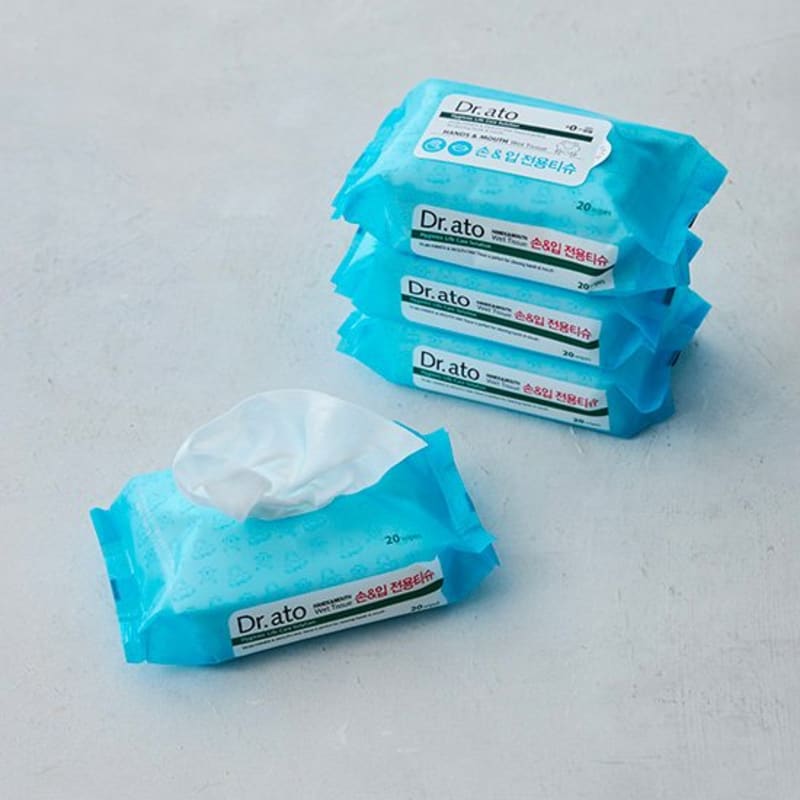 

[Dr. Ato] Hand & Mouth Tissue 20 sheets (4 pieces)