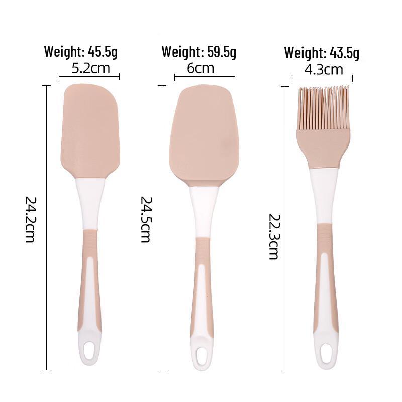 Chang Baosen 3-Piece Baking Silicone Utensil Set