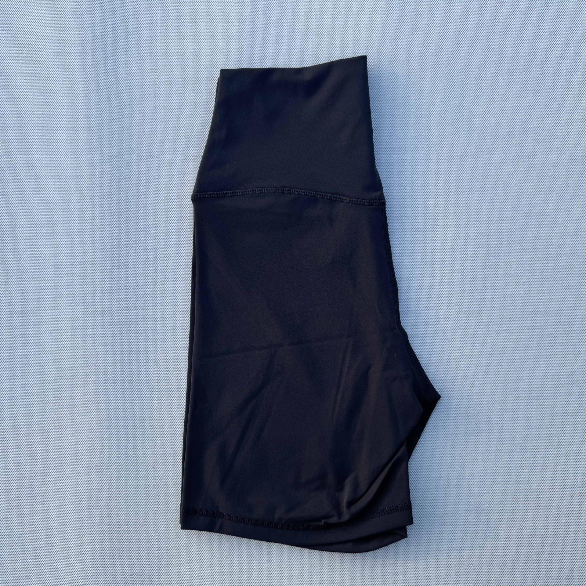 

Спортивные шорты, двусторонние шлифованные брюки для йоги, женские с высокой талией, с эффектом «персиковых ягодиц», для фитнеса, бега, шорты-четырехточки, дышащие и не скручивающиеся XL