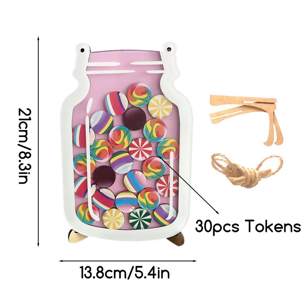 Classroom Jar Reward Candy Classroom Management Jar Teacher Reward 30pcs Candy Incentive Jar Home Bedroom Decor