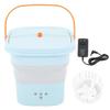 Mini Foldable Small Washing Machine Wash and Dry with Drain Basket for Kids Clothes Underwear Apartment Dorm Camping