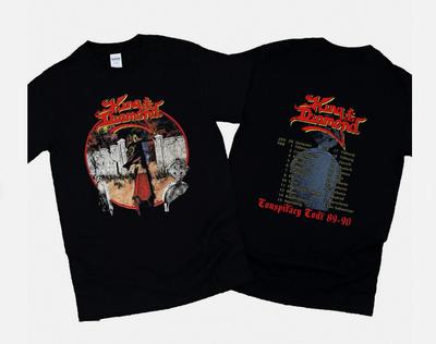 King Diamond 1989 – 90 Conspiracy Tour Dubbelzijdig Shirt