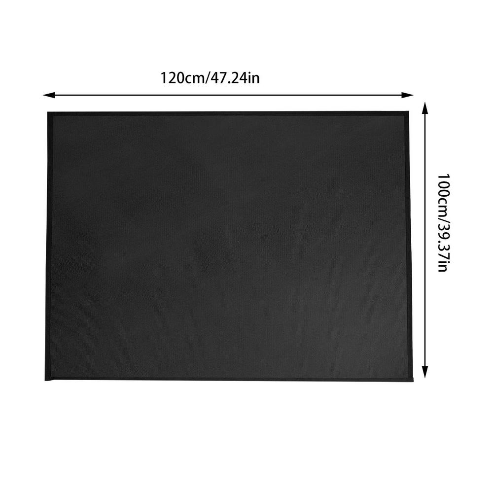 

Under Grill Mats For Outdoor Grill Floor Protector Mat Fire Retardant Mat Oil-Proof Heat-Resistant Waterproof Design Good світло-жовтого кольору