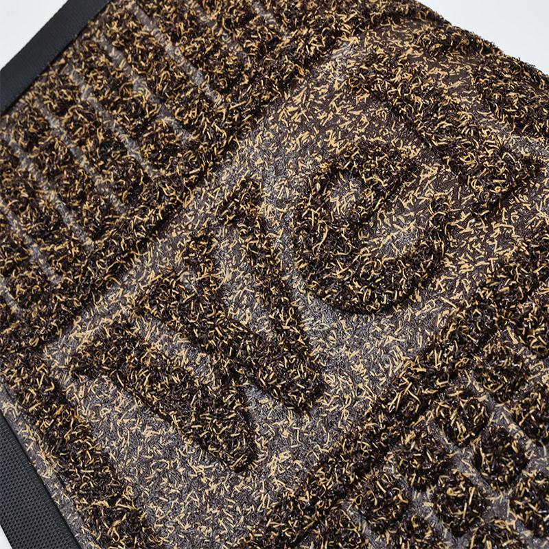 Heavy duty anti slip welcome mat - anti fouling,rubber door mat,odorless,thickened and reinforced bottom,indoor and outdoor use