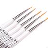 5x Nail Art Brushes Point Drill Drawing Painting Tools Liner Brush Manicure