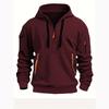 Men's Sweatshirts Hoodies Zippered Multi-pocket Pullovers Men's Sports Casual Jackets
