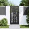 Garden Gate Black 85 X 200 Cm Powder Coated Steel