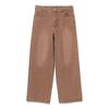 [Beams Heart] Jeans Blast Wide Straight Denim Men's BROWN S