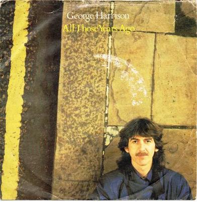 7inch Record GEORGE HARRISON - All Those Years Ago W17807 Dark Horse Reco 1981 Italy Rock Used
