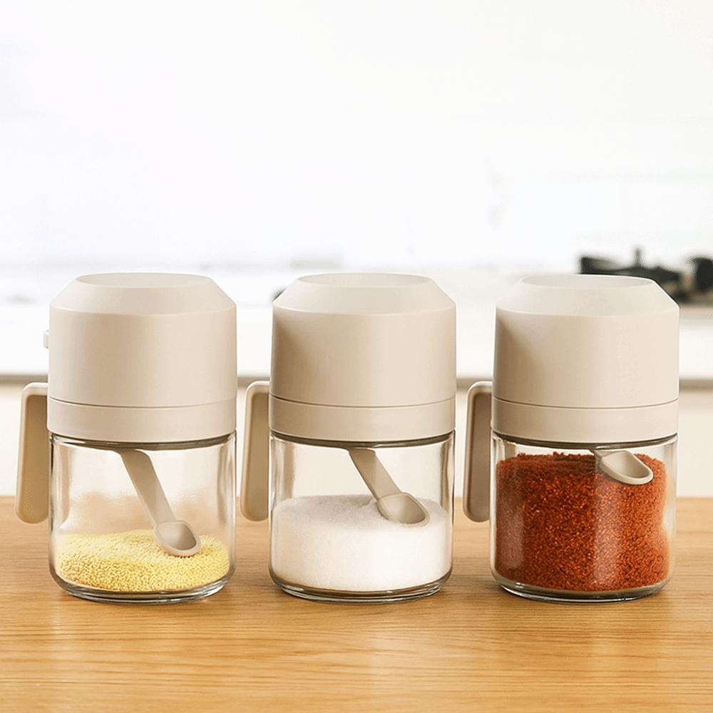 Moisture-proof Sealed Seasoning Jar Dustproof Salt Seasoning Box Sugar and Salt Container  Kitchen