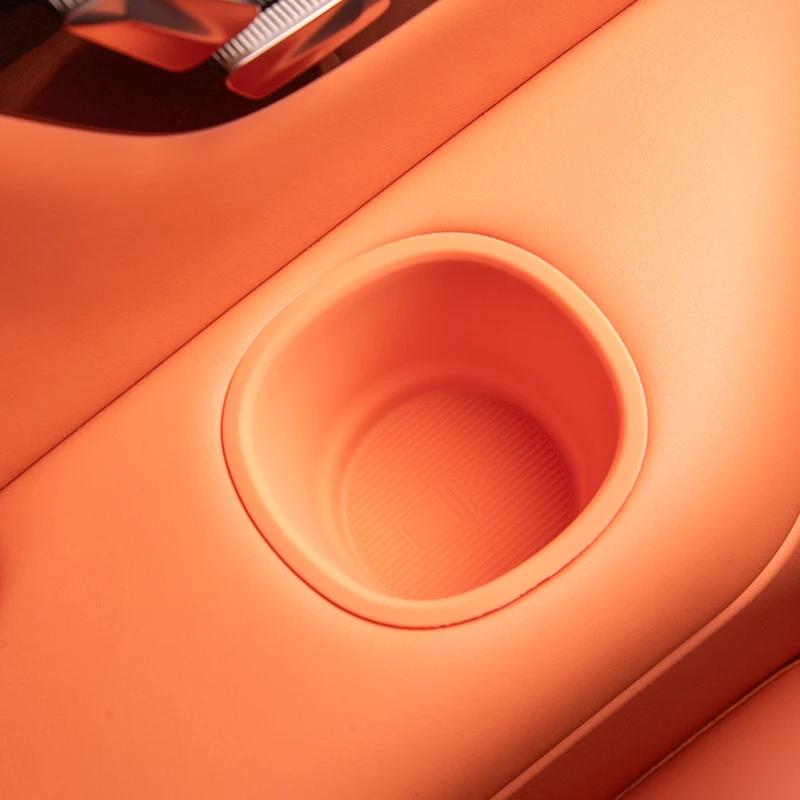 For Lynk&Co 900 Third Row Water Cup Silicone Storage Box Organize Waterproof Car Interior Modified Accessories