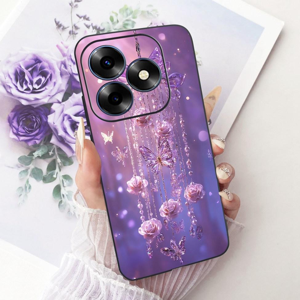 Phone Case For ITEL S23 Plus Cover S681LN Silicone Cute Cat Fashion Funny Cool Painted Casing For ITEL S23+