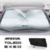 Kncr9 Car Windshield Sunshade Umbrella Car Front Shading For SEAT Ibiza Leon Arona Ateca Altea Arosa Exeo Tarraco Car Accessories