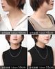 Gin no Silver 925 Venetian Chain Necklace for Men and Simple Design [Shinjuku Kura] Chain, Approx. 1.8mm Wide, 40-80cm (50cm) Long, Women,