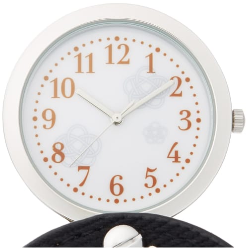 Fieldwork Taschenuhr, Maneki Neko Design mit Lupe, LW047-4, Damen, Schwarz