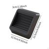 4x Furniture Caster Cups Wheel Stoppers Feet Rubber Floor Grip Protector Anti Slide