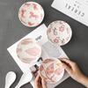4.5inch Japanese Salad Bowl Household Creative Ramen Ceramic Bowl Tableware Home Restaurant Household Dessert Rice Bowl