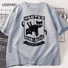 Funny Black Cat Tshirts Cotton Causal Loose Tshirt Printed Round Neck Short Sleeve Cat Lover T Shirt Harajuku Streetwear